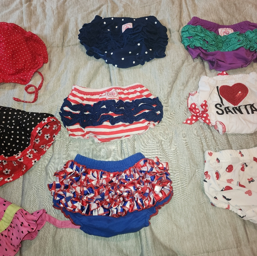 Baby Bloomers, Tights And Hats